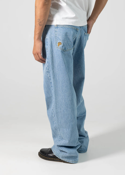 MID BLUE STRAIGHT JEANS