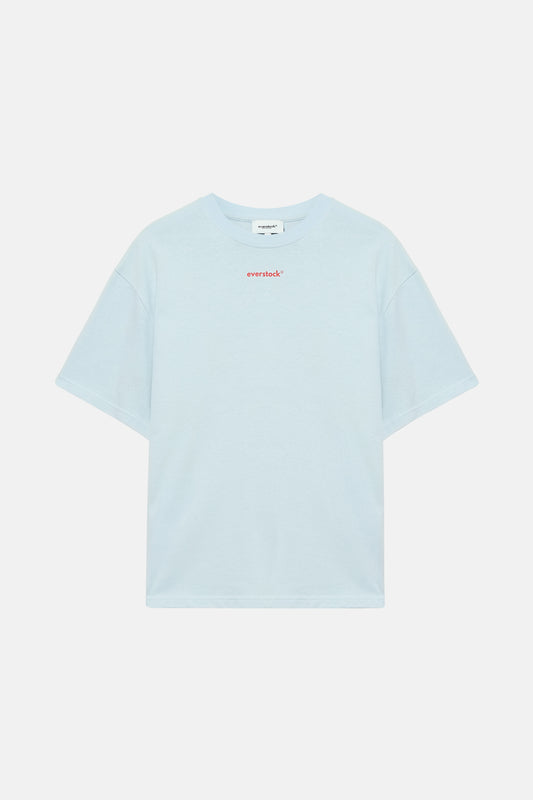 NEW ERA TEE LIGHT BLUE