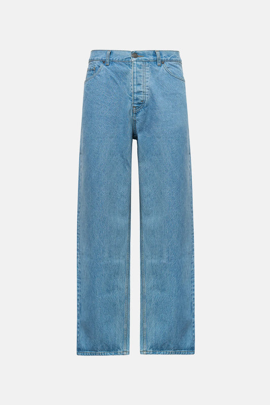 MID BLUE STRAIGHT JEANS
